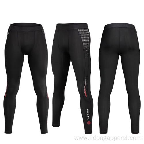 Casual Elastic Sport Pants Men Polyester Workout Pants